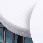 tapis bain anti dérapants adhésifs moderne blanc 20 pièces 10cm texture micro poreuse sécurité