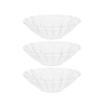 bougeoirs réutilisables transparents classique doré rond lisse bougies chandeliers
