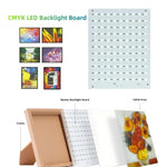 Panneau led gris clair moderne 156mm 120mm 110 diodes usb 5v1a