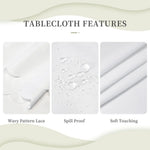 nappe table fleurs roses classique romantique printemps été blanc rose verte beige