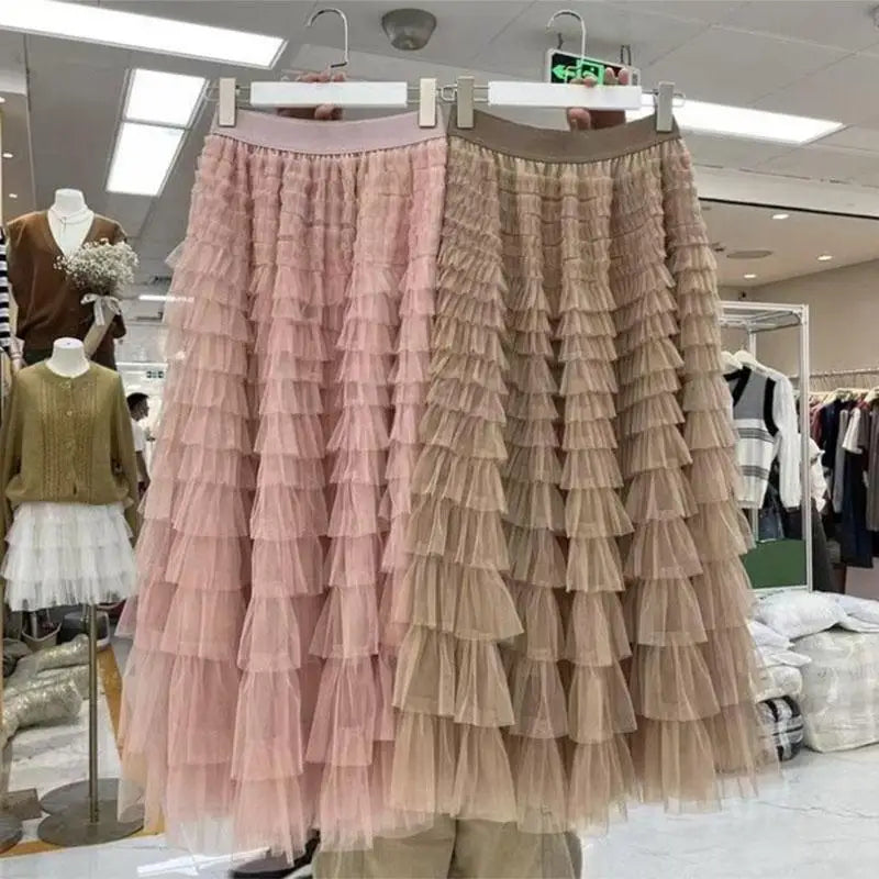 jupe tulle plissée vert rose beige gris bleu violet classique féminine soirée clips cascade