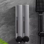distributeur savon liquide mural gris noir moderne minimaliste 380ml rechargeable