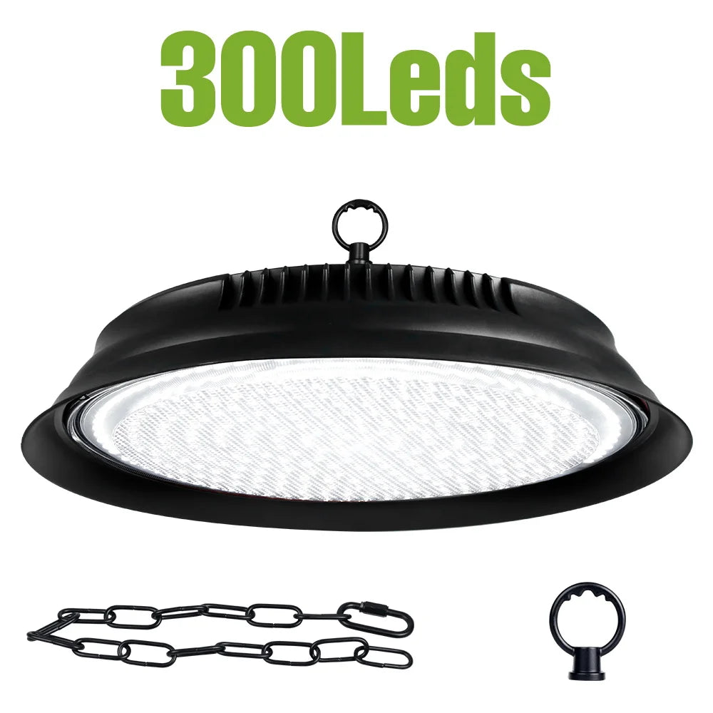 lampe led haute baie noire moderne 300w 220v us eu plug chambre salon