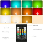 ampoule led rechargeable e27 rgb blanc moderne annuaire suspension commandes boutons ajustement lumière chambre