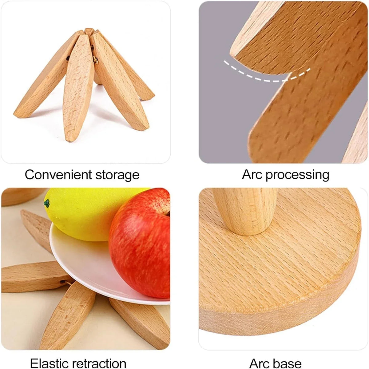 Dessous de plat bois isolation thermique design contemporain table