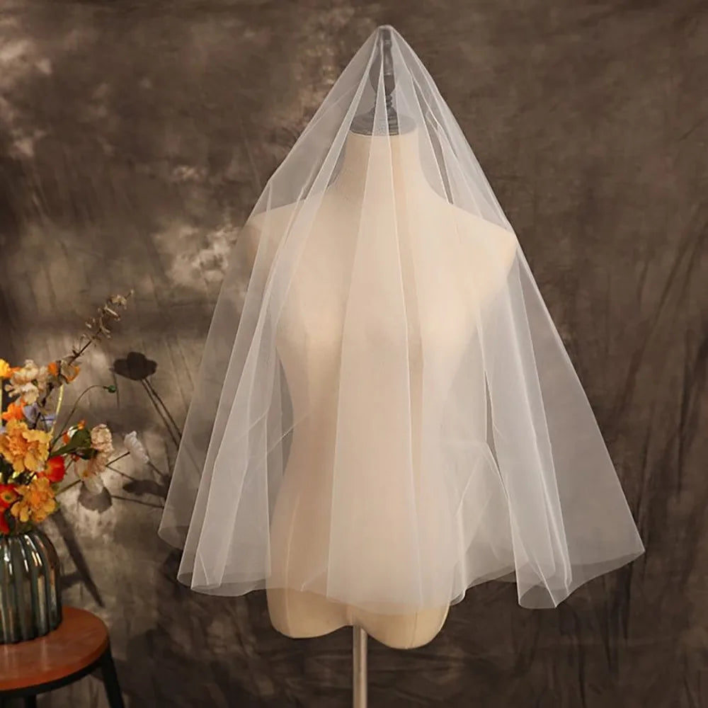 voile mariée blanc tulle fin classique 1.5x1.5m 1.5x2m 1.5x3m noir translucent
