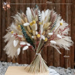 bouquet fleurs séchées naturelles décoration maison rustique bohème anniversaire mariage