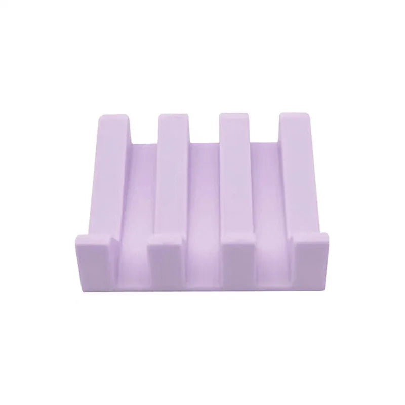 support savon silicone marron blanc vert gris bleu rose noir moderne salle bain cuisine