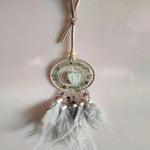attrape rêves ethnique plumes filetage boho chic crochets ornement suspendu