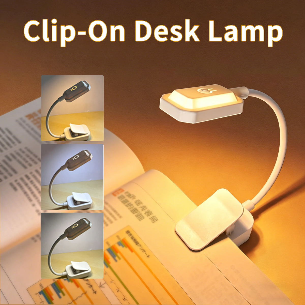 lampe led rechargeable usb flexible moderne blanc flux lumineux 60 249 interrupteur bouton pince