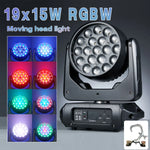 projecteur led moving head effet faisceau wash zoom dmx discothèque fête concert mariage