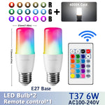 ampoule led rgb multicolore télécommande effet dynamique moderne lumiere variable 16 couleurs