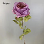 bouquet roses artificielles soie mariage anniversaire intérieur decoration classique blanc rose pale