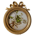 cadre photo vintage or floral décoration intérieure shabby chic posable mur bouquet fleursportrait