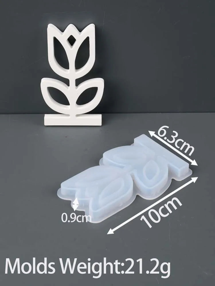 porte carte silicone forme fleur moderne blanc adhésif minimaliste motifs floraux légèrement rugueux