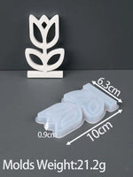 porte carte silicone forme fleur moderne blanc adhésif minimaliste motifs floraux légèrement rugueux