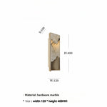 lampe murale moderne marbre blanc minimaliste 4500K 3000K 6000K chambre cuisine entree sdb