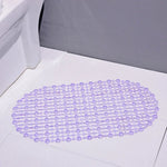 tapis bain antidérapant massage ventouse moderne couleur transparent réseau billes salon respectueux environnement