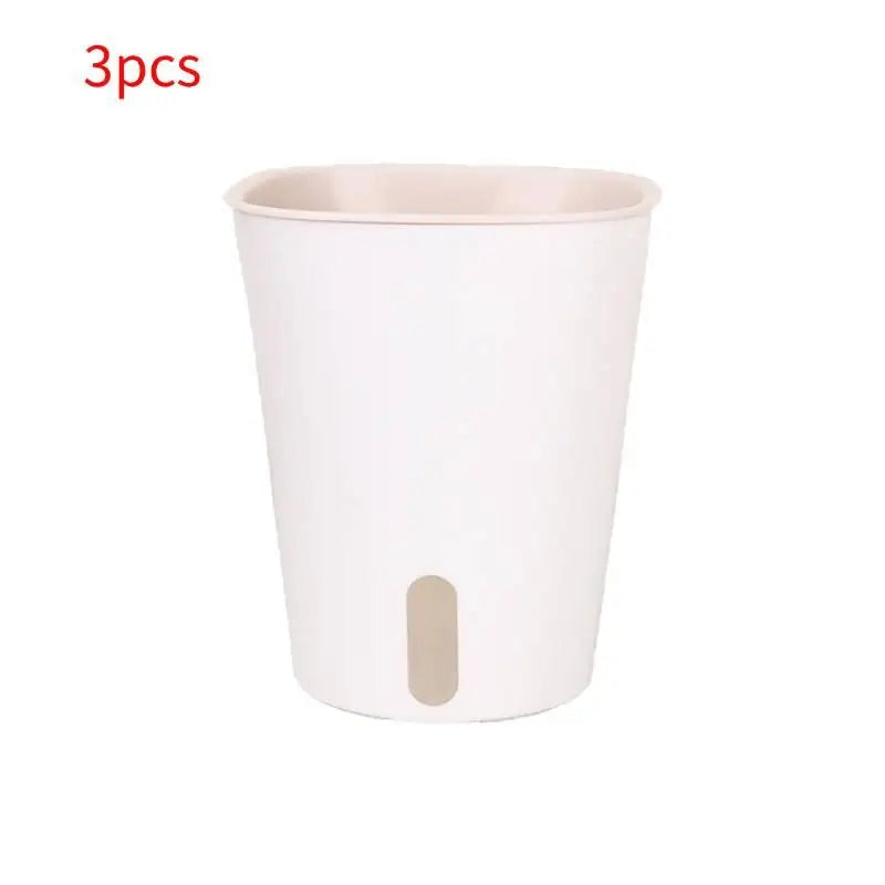 pots fleurs auto arrosants hydroponiques blancs moderne minimaliste grille transparentesintérieur