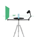support rotatif photo plateau tournant videokit diffuseur moderne noir vis trépied caméra