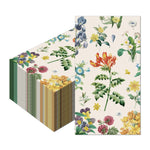 serviettes table papier jetables motif floral mariage décoration fête anniversaire classique