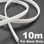 tube flexible blanc translucide moderne led étanche ip67 12mm ws2812 adaptable longueur