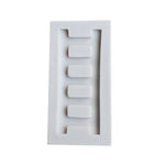 moule silicone gâteau 3d miniature décoratif blanc noir jaune lisse texturé respectueux environnement