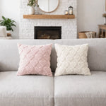 coussin rouge motif cœurs doux opacité 45cm 45cm lit décoration romantique polyester coton