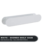 support mural moderne salle bain noir adhésif pompe lotion brosse douche serviette blanche 40cm