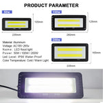 lampe led sol moderne noire ip66 235mm 105mm 280mm 125mm 335mm 165mm câble