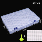 boîtes rangement transparentes pots ronds stockage diy accessoires broches graines vis fixations artisans