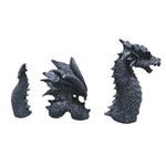 statues dragons decoratives exterieur intérieur gris argenté ecailles detaille fantastique medieval