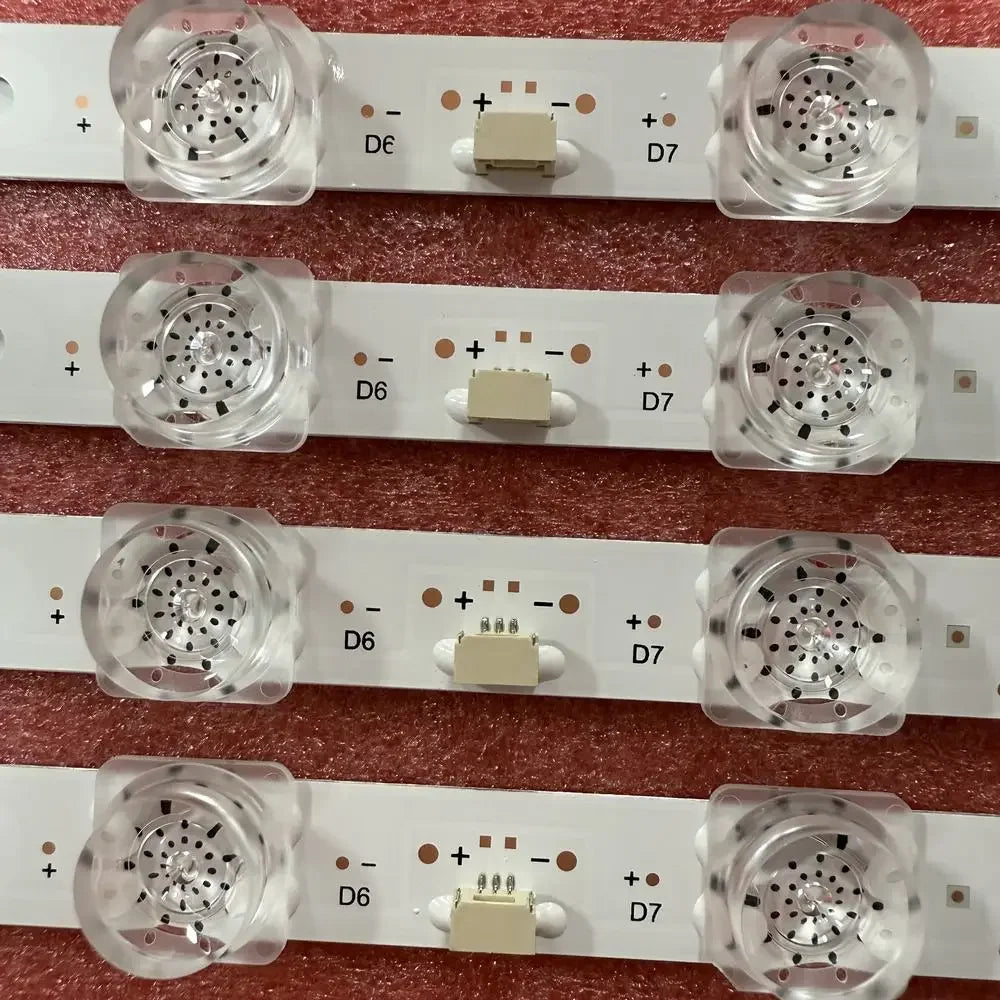 ruban led blanc bleu moderne 65 pouces kit tv connecteurs électriques