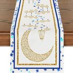 table table islamique motifs fleurs orientaux decor mariage fete Ramadan Aïd Moubarak