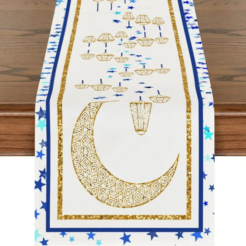 table table islamique motifs fleurs orientaux decor mariage fete Ramadan Aïd Moubarak