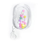 boîtes mystère transparentes accessoires poupées figurines clips personnages stylisés pop art transparentes enfants adolescents