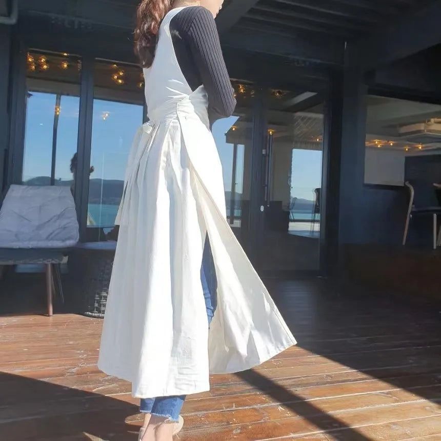 robe sans manches coton violet noir bleu blanc uni classique ceinture nœud poches