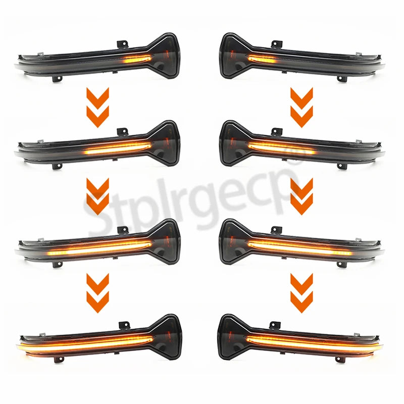 feux position latéraux voiture noir orange modernes sportifs lisses brillants clé bande adhésive