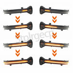 feux position latéraux voiture noir orange modernes sportifs lisses brillants clé bande adhésive