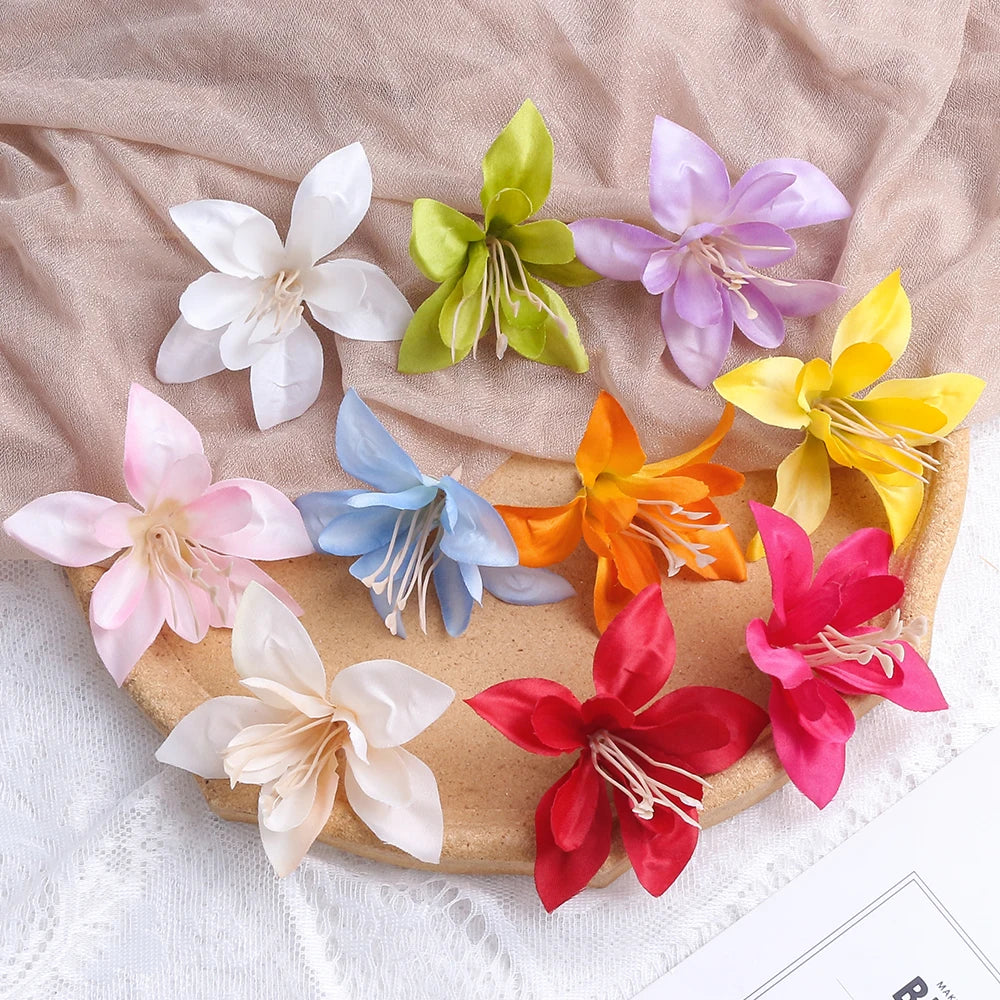décoration intérieure mariage artificielle rose blanche moderne artisanale 10 pièces papier origami clips fixations