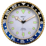 horloge murale moderne quartz aiguille vert noir bleu salon chambre
