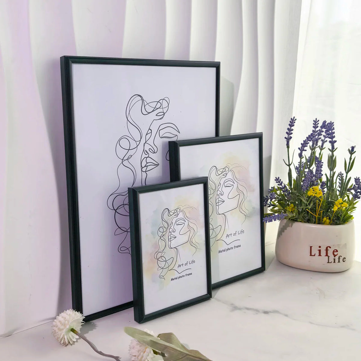 cadre photo contemporain or noir argent transparent abstraits 10x15cm 15x20cm 20x25cm a4 30x40cm