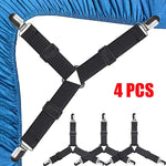 attaches drap lit clips métalliques noir blanc bleu utilitaires fonctionnels étirables répartiteurs chargecoration