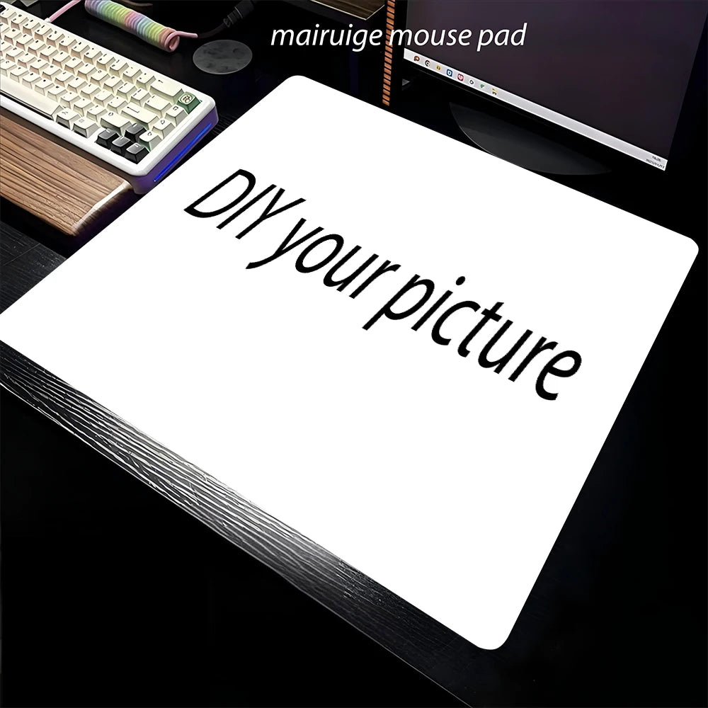 tapis souris personnalisable caoutchouc antidérapant durable blanc noir diy washable gaming
