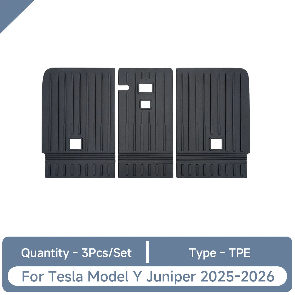 tapis sol voiture noir rayures horizontales moderne antidérapant étanche plastique fibre synthétique