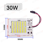projecteur led jardin 100w 50w 30w télécommande éclairage extérieur moderne clips diodes blanc