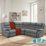 couvre siège marron rayures horizontales moderne fauteuil inclinable lavable machine automne hiver beige taupe