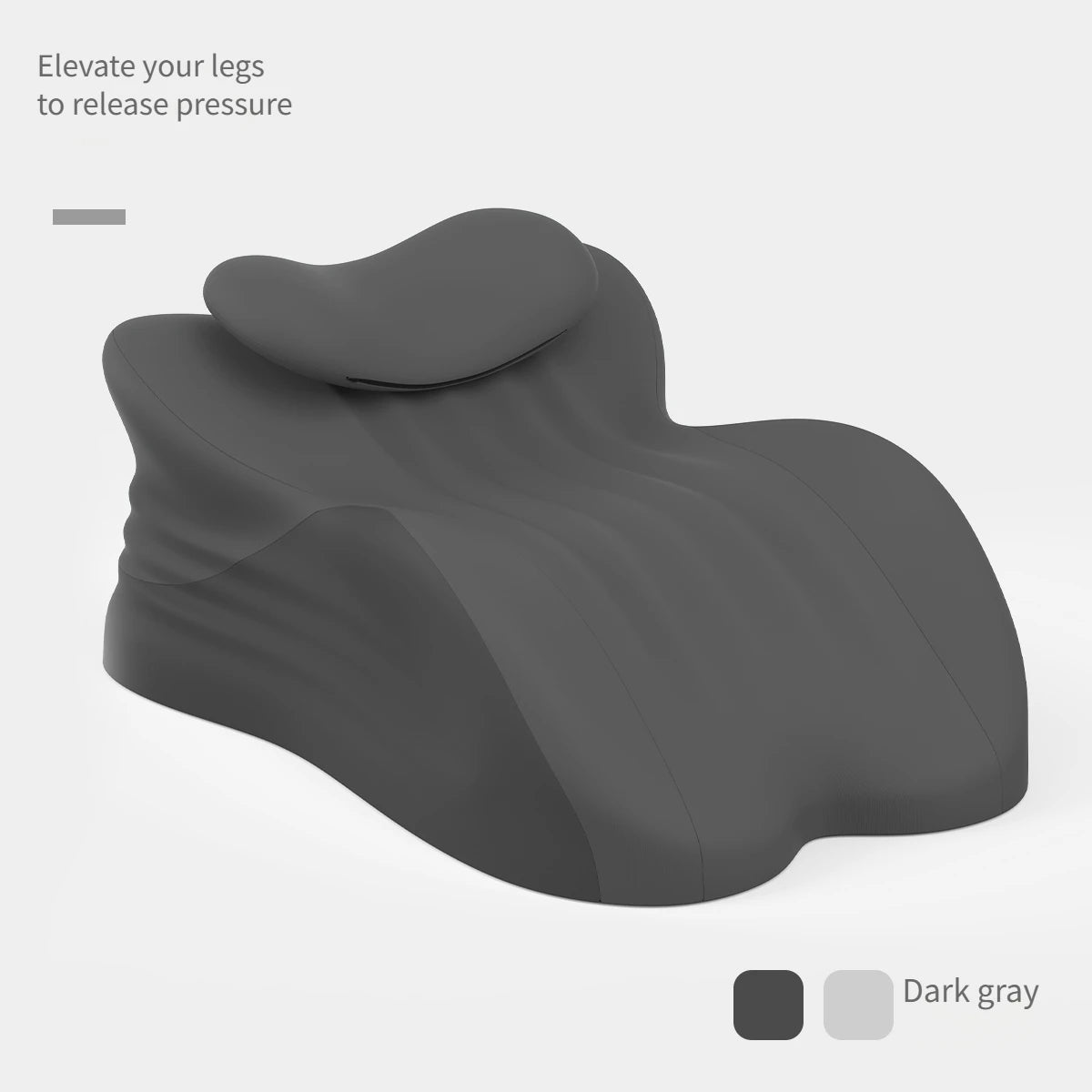 coussin ergonomique gris moderne lit inclinable multipurpose mémoire foam lavable