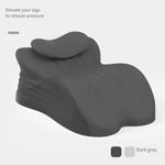 coussin ergonomique gris moderne lit inclinable multipurpose mémoire foam lavable
