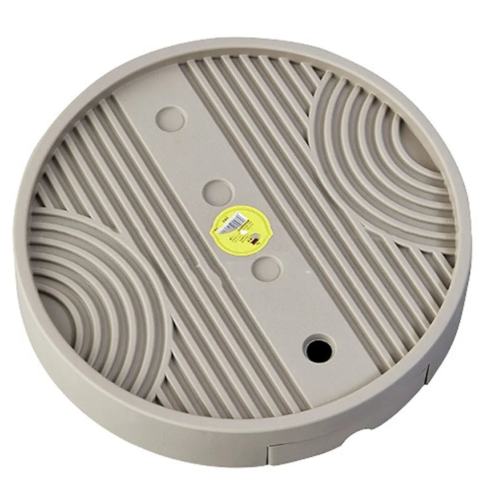 plateau fleur moderne grille ventilation beige bleu gris antidérapant drainage roulettes